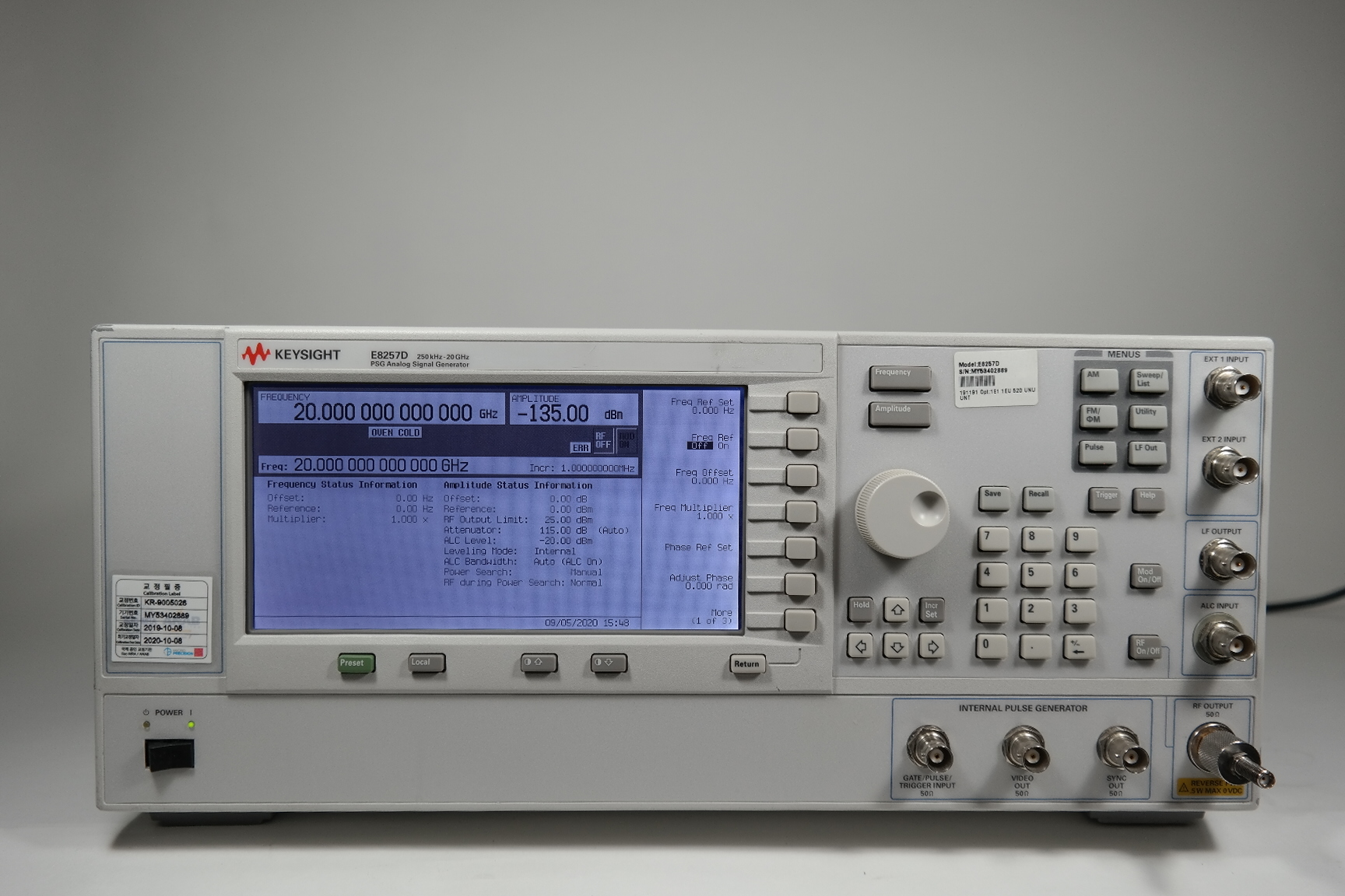 DOULTECH - Keysight/PSG Analog Signal Generator/E8257D/1E1/1EU/520